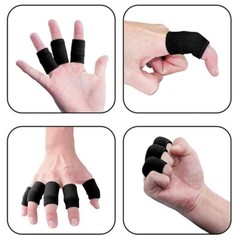 Finger Sleeves Thumb Splint Brace Support 10-50pcs Compression Protector Elastic