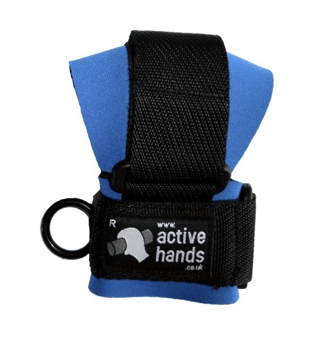 Active Hands General Purpose Gripping Aid | Mini Sized For Right Hand | Blue