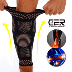 Copper Leg Compression Sleeve Calf Support Socks Brace Pain Relief Men Women Gym