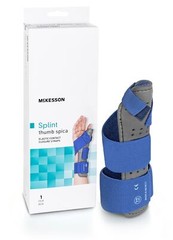 McKesson Hook and Loop Strap Thumb Splint for Left Hand 155-79-87114