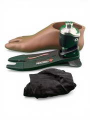kinterra hydraulic ankle prosthetic foot. Right. Size 27. Category 5. Brown shel