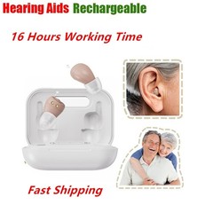 JINGHAO Hearing aids Invisible hearing Amplifier 16h Working Time Fast Charger