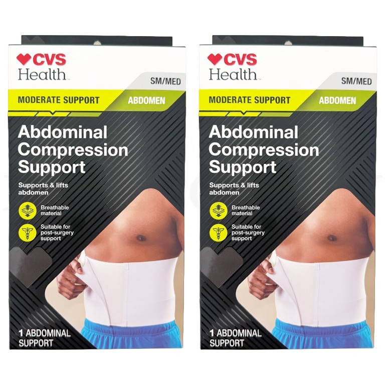 CVS Health Moderate Support Abdomen Compression Small/Medium Lot of 2