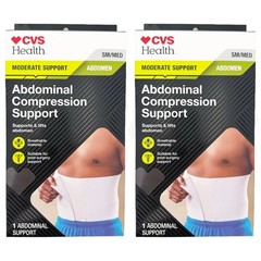 CVS Health Moderate Support Abdomen Compression Small/Medium Lot of 2