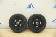 PAIR 6″ Rear Caster Wheels Tires for Quickie Pulse 6 / 5 Power Chairs 150×50