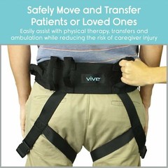 Transfer Belt Secure Leg Loops Safety Comfort Gait Assist Device..FREE SHIPPING!