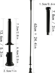 Claw Grabber Pickup Tool，24.4 in Claw Grabber Tool with LED Light Grabbing Tool
