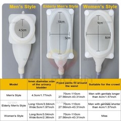 Urine Bag Collector Portable Wearable Collection Urinal Bag Men Women Elderly