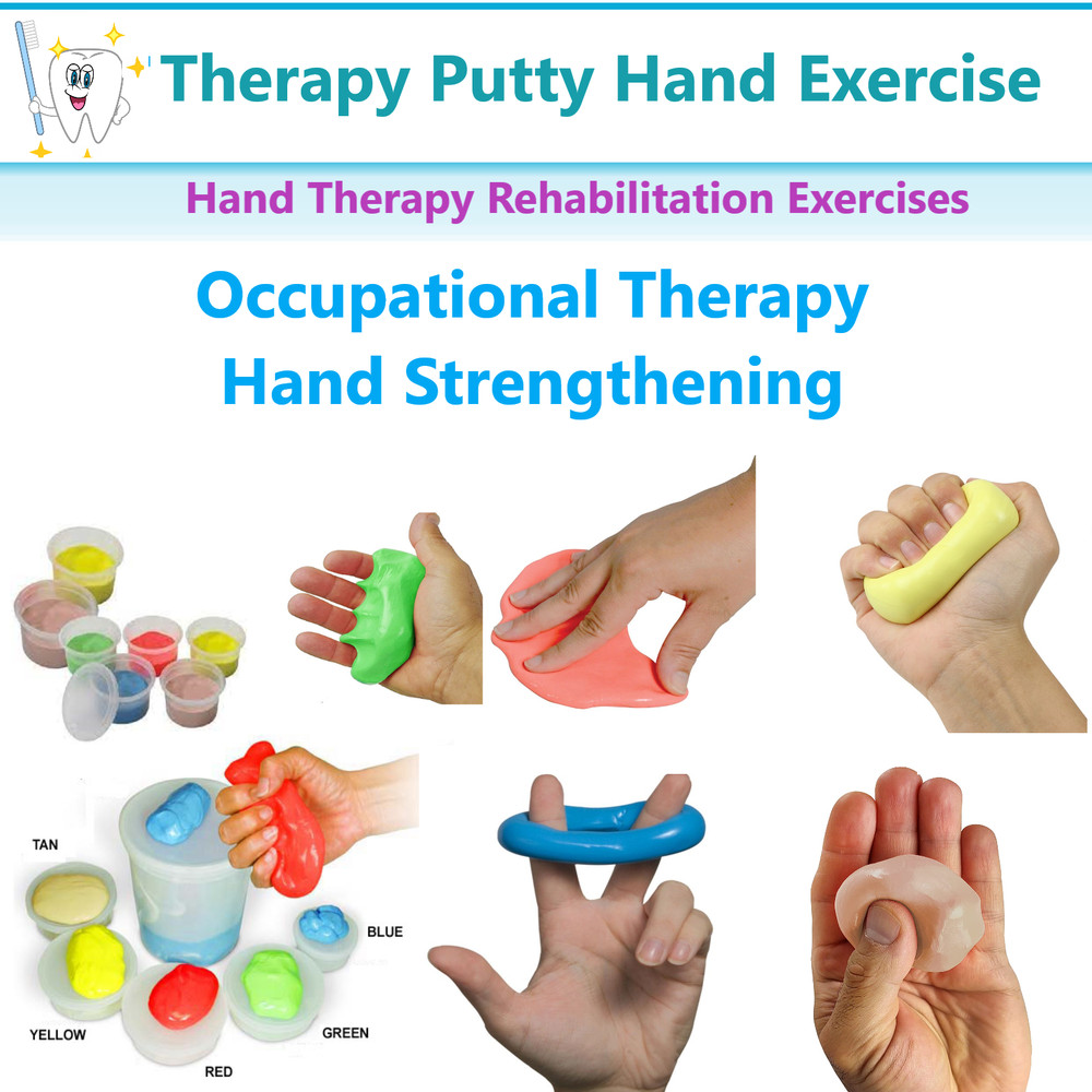 Theraputty Hand Exercise Material, Therapy Putty – 2 oz, 4 Oz, 1Lb Choose Color