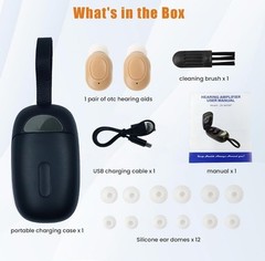 Digital Hearing Amplifier Seniors Rechargeable Hearing Aids Ear Buds