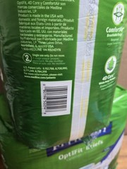 (2)Adult Diapers Extra Heavy Absorbency L 56in-56in 20 Count FitRight Waist Size
