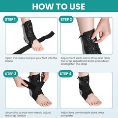 ANKLE BRACE COMPRESSION SUPPORT STABILIZER WRAP LACE UP ✅Sprain PAIN RELIEF FOOT