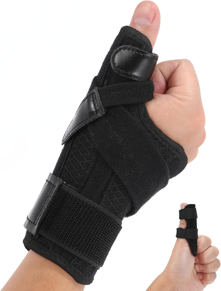 Thumb Brace Right Hand or Left Hand for Arthritis Pain and Support | 2 Pcs Set,C