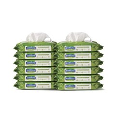 FitRight Aloe Personal Cleansing Incontinence Wipes 8 x10 inch, White, 12 Pack!✅