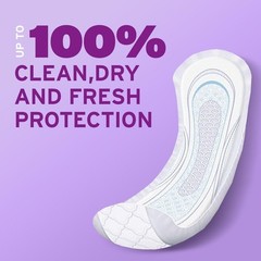 39 Count Incontinence & Postpartum Pads – 7 Drop Ultra Absorbency, Long Length