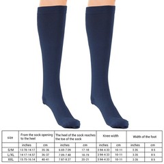 （1-10Pairs ）Compression 15-20mmHg Graduated Support Socks Calf Mens Womens S-XXL