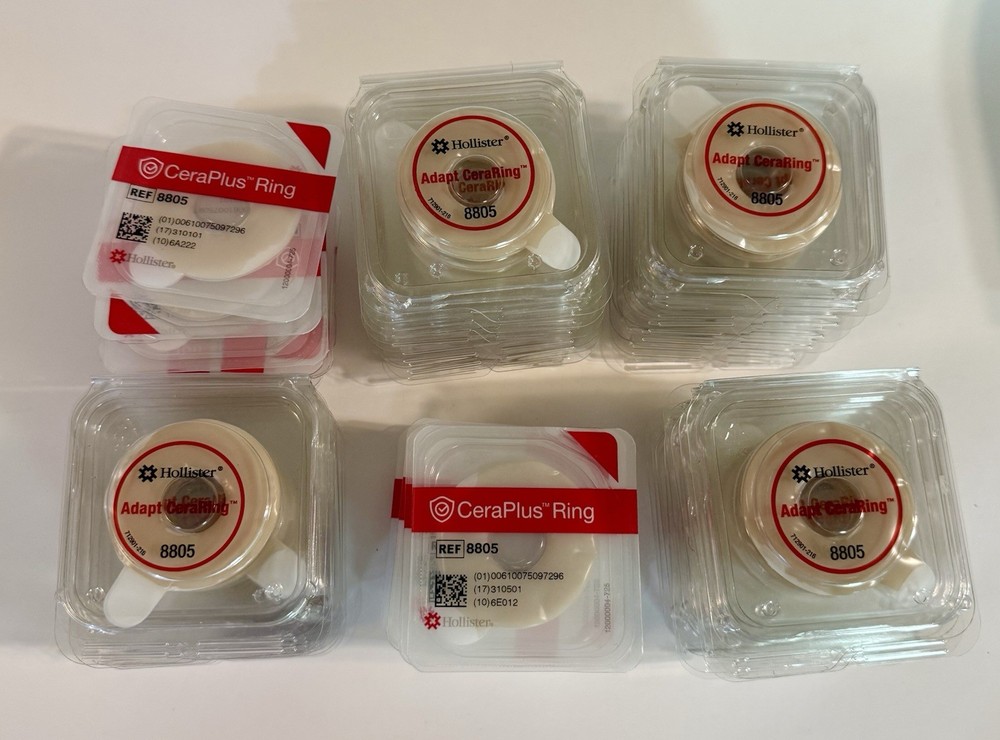 Hollister Adapt CeraRing 8805, 2″ 48mm, Lot Of 46 Rings New No Box Ostomy Seal