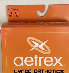 Aetrex L205 Lynco Orthotic Conform Series Beige Men’s Size 14 New