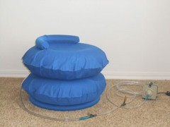 Personal Cushion Lift, Made In USA, New inflatable lifting chair for the floor