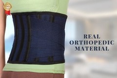 Lower Back Pain Relief Brace Support Belt Elastic Sciatica Light Band Men Women