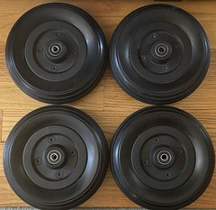 Caster Wheels for Quickie Q300m Mini, Q500m & Quickie Pulse 6 Power Wheelchairs