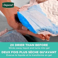 Depend FIT-Flex Women Incontinence Underwear, Max Absorbency, S/M/L/XL/2XL