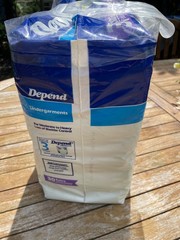 Vintage 1987 Depend Undergarments 30 Extra Absorbency Open Pack USA