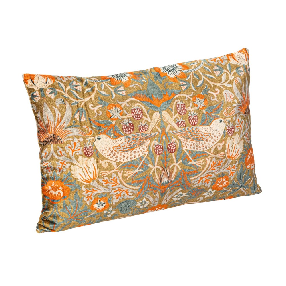 Creative Co-Op Cotton Velvet 24 inches x 16 x 0.5 inches, Multicolor