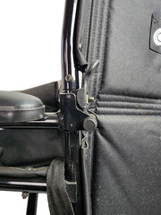 DRIVE Aluminum Transport Wheelchair Chair Steel ATC19-Black 8″ Wheel 300 lb