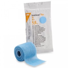 3M Scotchcast Plus Cast Tape Fiberglass/Resin 2 In x 12 Feet Light Blue, 82002L