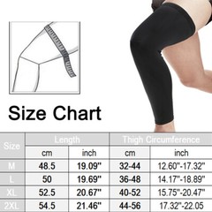 Full Leg Support Varicose Veins Thigh Long Compression Sleeve Socks Stocking HG