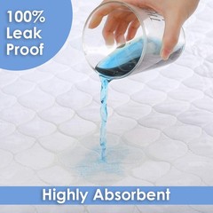 Washable Waterproof Incontinence Bed Pads 34×52 Inch Reusable Underpad Adults