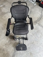 ASWE Lightweight Folding Electric Wheelchair – 24V 12Ah Lithium