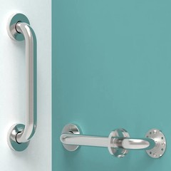 Stainless Steel Bath Safety Grab Bar, ADA Compliant 500lbs Loading Capacity (Chr