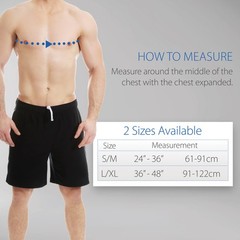 Core Products 6″ Male Rib Belt Holds Rib Cage In Position Helps Lessen Pain USA