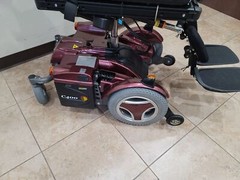PERMOBIL C400 WHEELCHAIR,W/ POWER 8″ LIFT, TILT,RECLINE,&LEGS. PERMOLOCK, LIGHTS