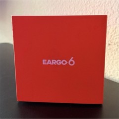 Eargo 6 Rechargeable Hearing Aid, Charging Case, Black, Original Box
