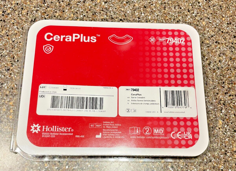 Hollister Adapt Barrier Extenders 79402 Ostomy (Qty 30 strips) New