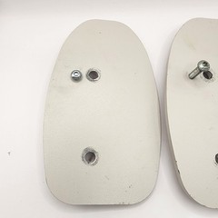 Pair Bruno Stairlift Track END PLATE CAP w/ Jack Bolt Steel SRE-3000 SRE- 3050