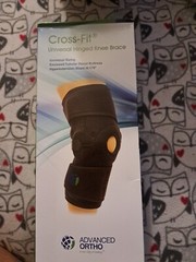 Advanced Ortho Cross Fit Universal Hinged Knee Brace 6100 L1832/L1833