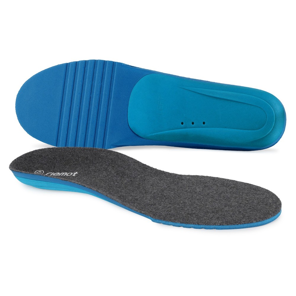 riemot Merino Wool Felt Orthotic Shoe Insoles Inserts for Plantar Fasciitis