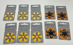 PowerOne Hearing Aid Batteries 48 Batteries P10 & P 13 exp 12/ 2017 Germany 🔥