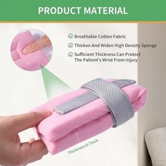Patient Restraints, Wrist/Ankle Straps, Limb Holders for Hospital Rails
