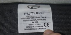 FUTURE PRISM BASIC BACK 16 X 20″ FOR WHEELCHAIR W/ ACCESSORIES GOOD CONDITION