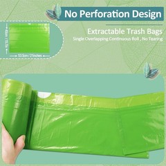 Disposable Commode Liners 100pcs – Vanilla Scented, Universal Fit for Standard T