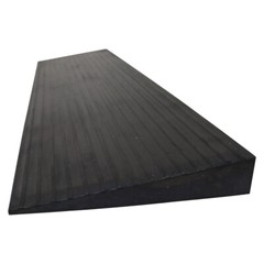 Different Size Black Non-Slip Solid Rubber Threshold Ramp Cutable 11000 LBS