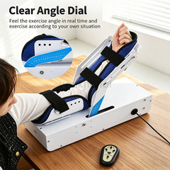 Adjustable Elbow Exerciser, 6-Speed CPM Machine for Post-Surgery Injury Recovery
