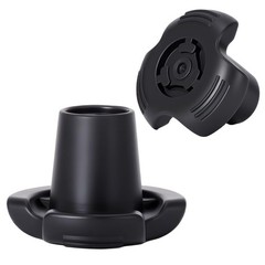 2PCS Cane Tips, 3/4 Inch Upgrade Heavy Duty Rubber Crutch Tips, Replacement Rubb