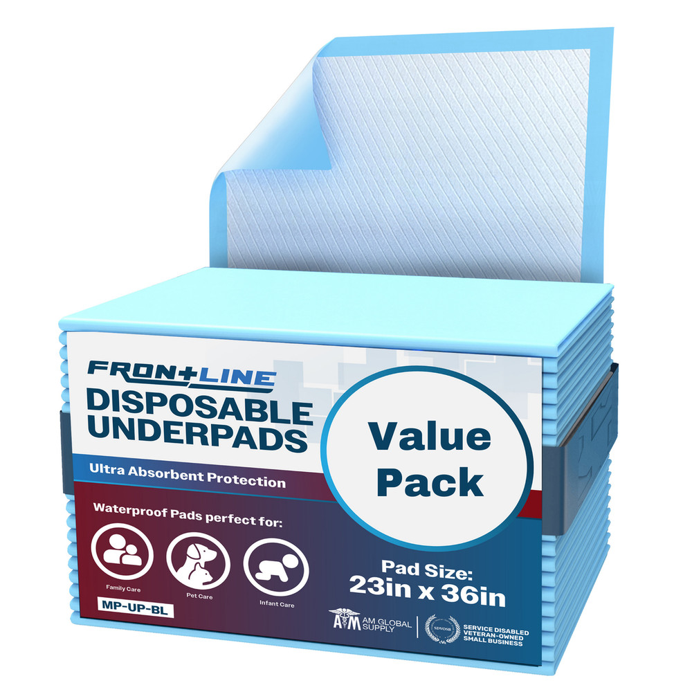Disposable Underpads 23″ X 36″ Pee Pad – ULTRA Absorbent Bed Incontinence Covers