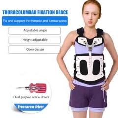 New Fixed Spinal Adjustable Back Brace Kyphosis Mild Scoliosis Post Support